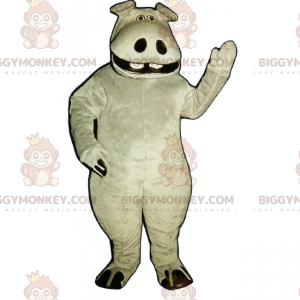 Costume de mascotte BIGGYMONKEY™ de grand hippopotame -