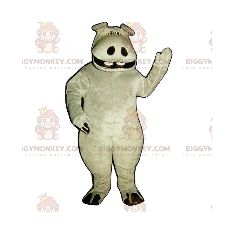 Stor flodhäst BIGGYMONKEY™ maskotdräkt - BiggyMonkey maskot Stor flodhäst BIGGYMONKEY™ maskotdräkt - BiggyMonkey maskot
