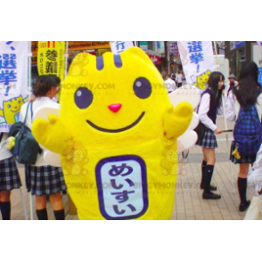 Traje de mascote Pikachu de boneco de neve amarelo BIGGYMONKEY™