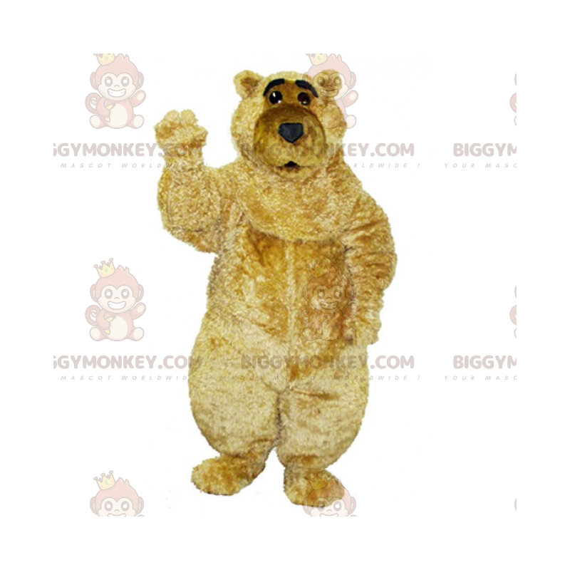 Στολή μασκότ BIGGYMONKEY™ Big Soft Beige Bear - Μασκότ αρκούδας - BIGGYMONKEY_015809 - BiggyMonkey.com