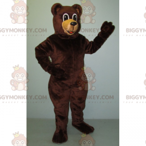 Traje de mascote de grande urso pardo BIGGYMONKEY™ –