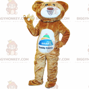 BIGGYMONKEY™ Big Smiling Bear Bear -maskottiasu - Karhun maskotti - BIGGYMONKEY_015811 - BiggyMonkey.com