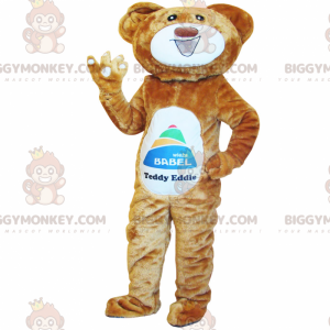 Traje de mascote de urso grande e sorridente BIGGYMONKEY™ –