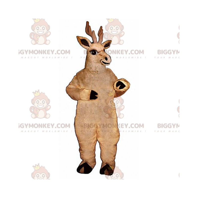 Costume de mascotte BIGGYMONKEY™ de grand renne marron - Costume de mascotte BIGGYMONKEY™ de grand renne marron -
