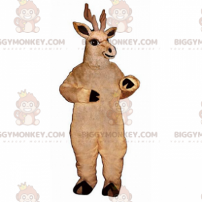 Στολή μασκότ BIGGYMONKEY™ Big Brown Reindeer - Μασκότ ελαφιών και ελαφιών - BIGGYMONKEY_015817 - BiggyMonkey.com