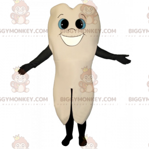 Big Tooth BIGGYMONKEY™ mascottekostuum met glimlach -