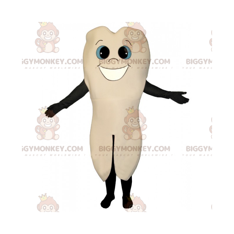 Big Tooth BIGGYMONKEY™ Mascot Costume with Smile -