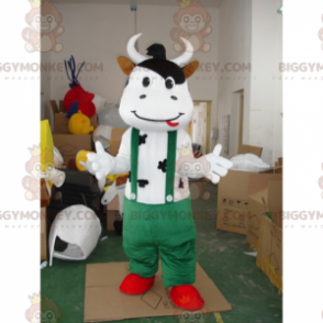  BIGGYMONKEY™ Costume da mascotte con grande mucca in tuta - Mascotte di mucca - BIGGYMONKEY_015832 - BiggyMonkey.com