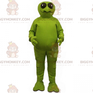 Kikker BIGGYMONKEY™ mascottekostuum met grote ronde ogen -