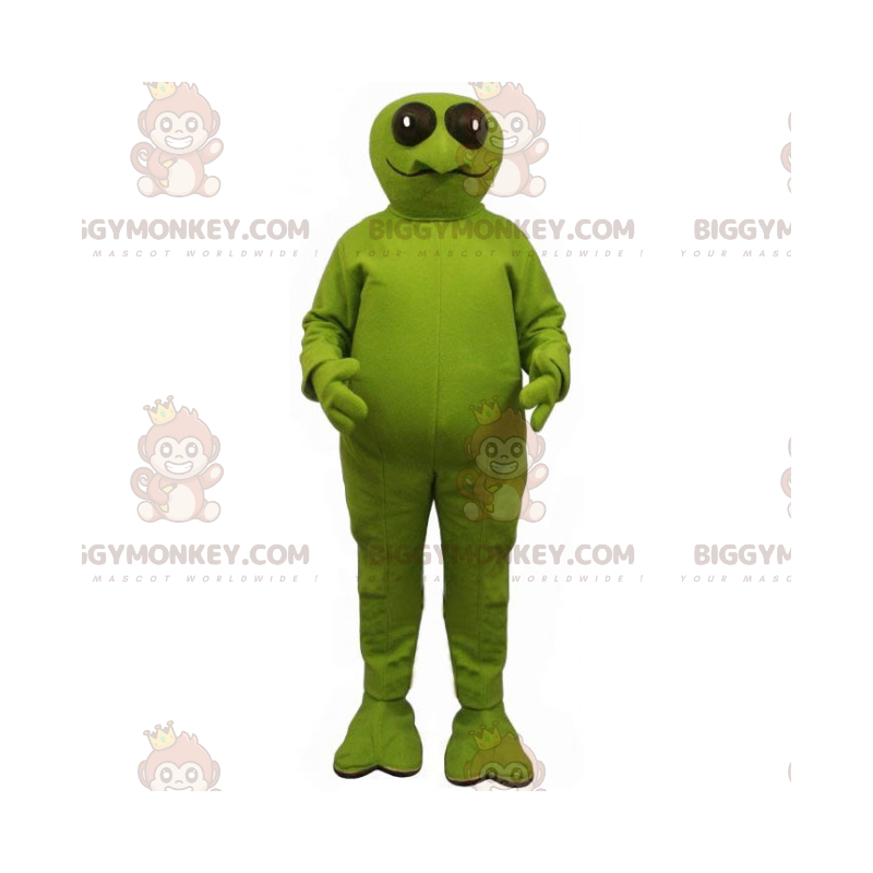 Frog BIGGYMONKEY™ maskottiasu isoilla pyöreillä silmillä - Frog BIGGYMONKEY™ maskottiasu isoilla pyöreillä silmillä -