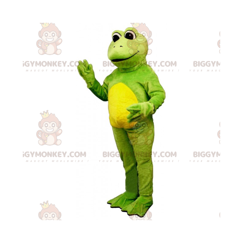 Smiling Frog BIGGYMONKEY™ Mascot Costume – Biggymonkey.com Smiling Frog BIGGYMONKEY™ Mascot Costume – Biggymonkey.com