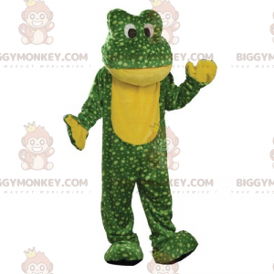 Costume de mascotte BIGGYMONKEY™ de grenouille tachetée -