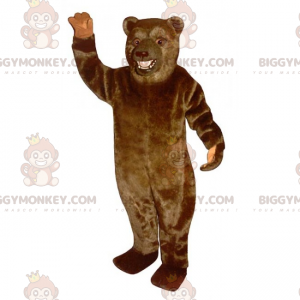 Brauner Grizzlybär BIGGYMONKEY™ Maskottchen-Kostüm -