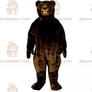 Black Angry Grizzly Bear BIGGYMONKEY™ Mascot Costume -