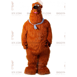 BIGGYMONKEY™ iso pehmeä karvainen Nalle-maskottiasu -