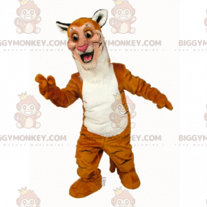 Bicolor Cheetah BIGGYMONKEY™ Mascottekostuum - Biggymonkey.com