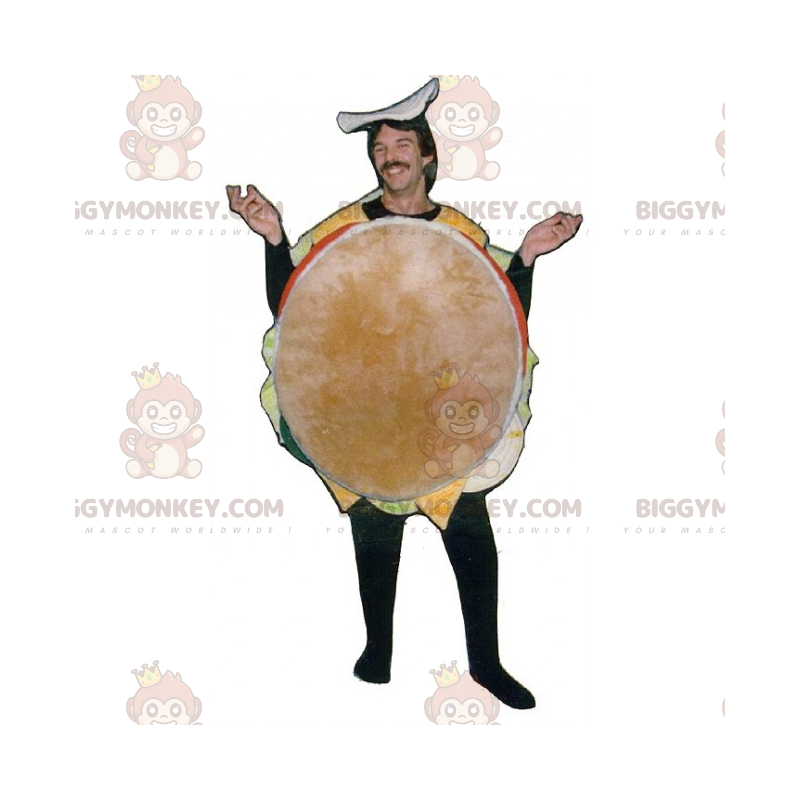 Costume de mascotte BIGGYMONKEY™ de hamburger - Biggymonkey.com