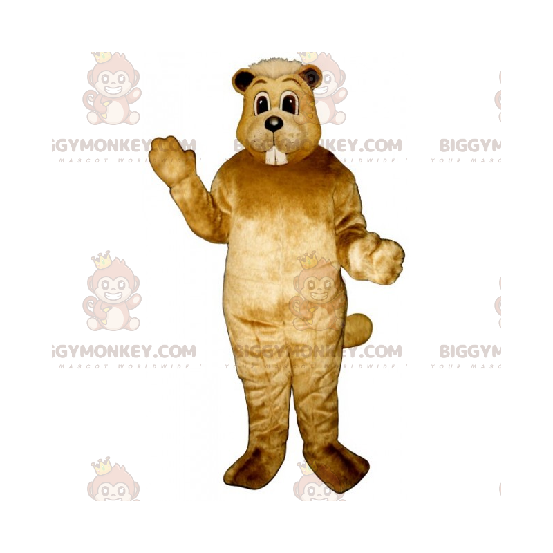 Costume da mascotte per criceto dai denti grandi BIGGYMONKEY™ - Costume da mascotte per criceto dai denti grandi BIGGYMONKEY™ -