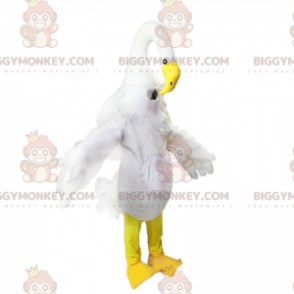 Kostým maskota bílé volavky BIGGYMONKEY™ - Nezařazení maskoti - BIGGYMONKEY_015870 - BiggyMonkey.com