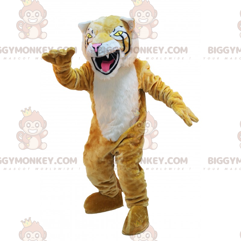 Brązowy kostium maskotki Jaguara BIGGYMONKEY™ - Maskotki lwa - BIGGYMONKEY_015885 - BiggyMonkey.com