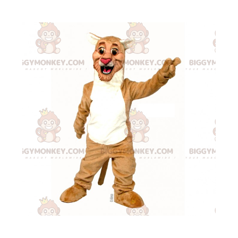 Ruskea Jaguar BIGGYMONKEY™ maskottiasu - Biggymonkey.com Ruskea Jaguar BIGGYMONKEY™ maskottiasu - Biggymonkey.com