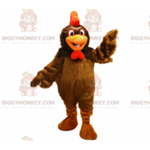 Brown Chicken BIGGYMONKEY™ maskottiasu - Kanan maskotit - Kukot - Kanat - BIGGYMONKEY_015888 - BiggyMonkey.com