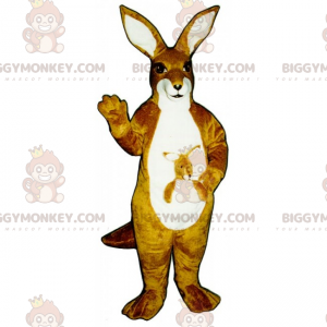Känguru med Baby BIGGYMONKEY™ maskotdräkt - BiggyMonkey maskot