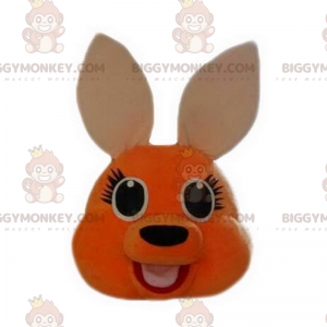 Oranssi kenguru BIGGYMONKEY™ maskottiasu - Biggymonkey.com
