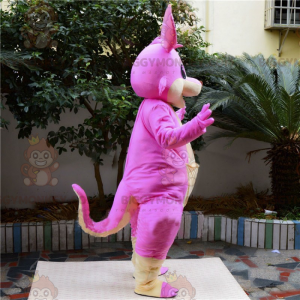Kostým maskota růžového klokana BIGGYMONKEY™ – Biggymonkey.com