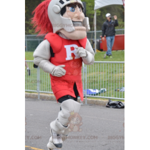 BIGGYMONKEY™ Costume da mascotte del cavaliere che indossa