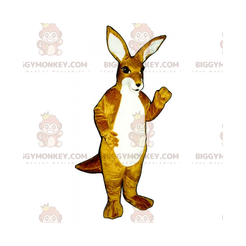 Smilende kenguru BIGGYMONKEY™ maskotkostyme - Kenguru-maskoter - BIGGYMONKEY_015910 - BiggyMonkey.com