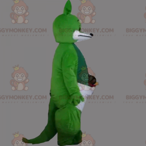 Στολή μασκότ BIGGYMONKEY™ Green Kangaroo - Biggymonkey.com