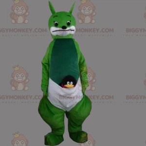 Στολή μασκότ BIGGYMONKEY™ Πράσινο Καγκουρό