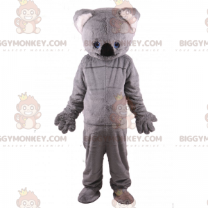 BIGGYMONKEY™ Koala-Maskottchen-Kostüm aus weichem Fell -