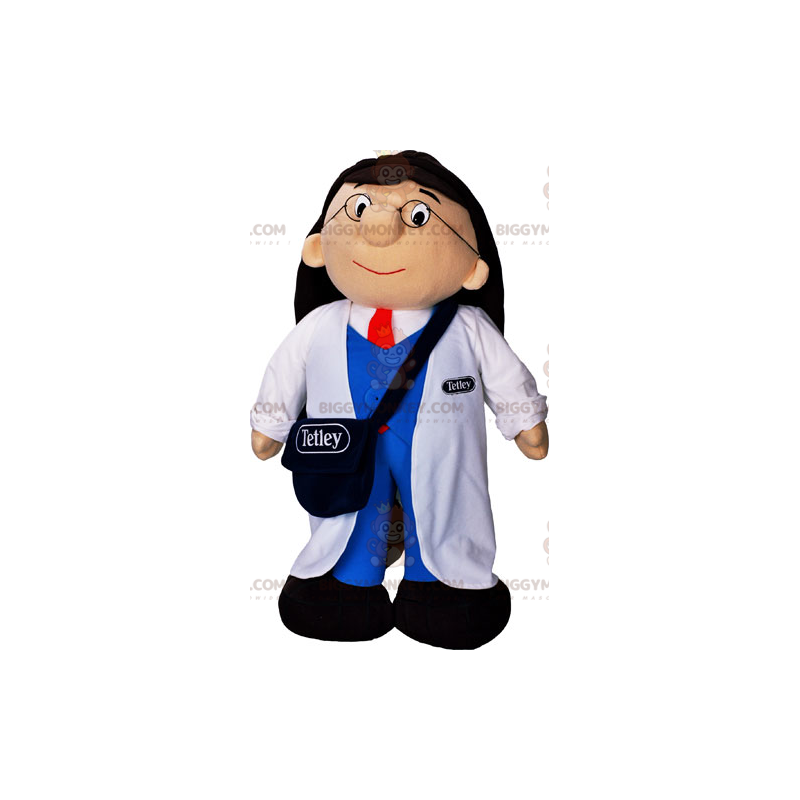Costume de mascotte BIGGYMONKEY™ de laborantine - Costume de mascotte BIGGYMONKEY™ de laborantine -