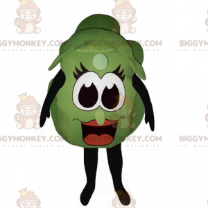Kopfsalat BIGGYMONKEY™ Maskottchen-Kostüm mit lächelndem