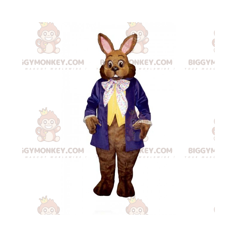 Fantasia de mascote de coelho com óculos redondos BIGGYMONKEY™