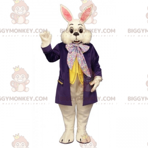 Alice in Wonderland White Rabbit BIGGYMONKEY™ Mascot Costume -