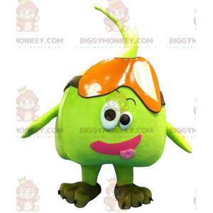 Disfraz de mascota BIGGYMONKEY™ manzana pera verde gigante -