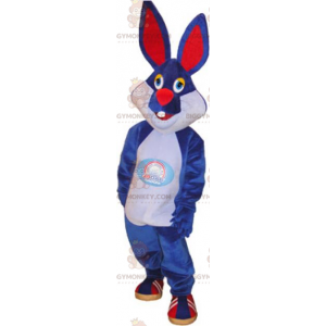 Fantasia de mascote Coelho Azul BIGGYMONKEY™ – Biggymonkey.com