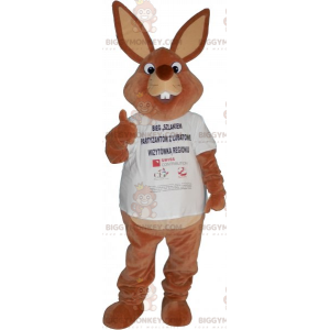  Στολή μασκότ BIGGYMONKEY™ Rabbit T-Shirt - Μασκότ κουνελιού - BIGGYMONKEY_015969 - BiggyMonkey.com