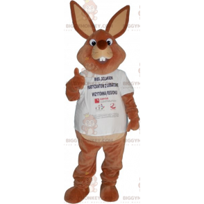 Στολή μασκότ BIGGYMONKEY™ Rabbit T-Shirt - Biggymonkey.com