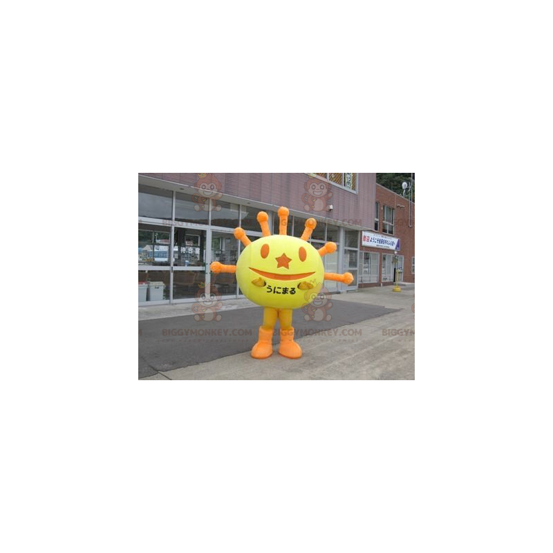 BIGGYMONKEY™ Gul & orange solmaskotdräkt - BiggyMonkey maskot BIGGYMONKEY™ Gul & orange solmaskotdräkt - BiggyMonkey maskot