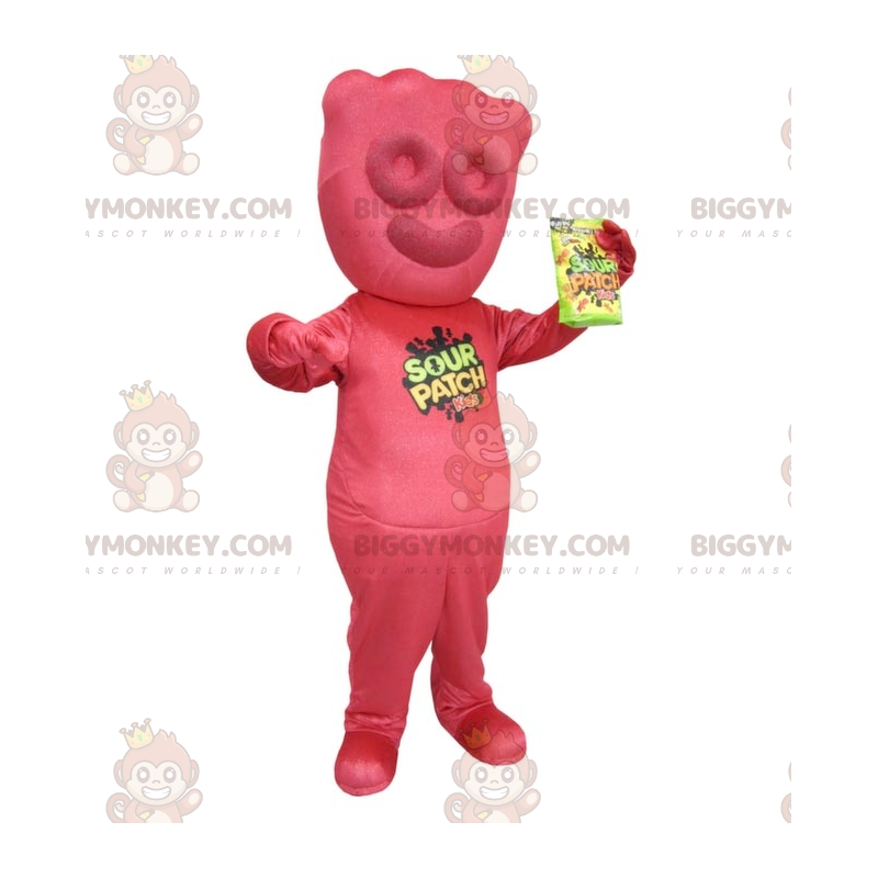 Giant Red Candy BIGGYMONKEY™ Mascot Costume - BIGGYMONKEY™ Sour Giant Red Candy BIGGYMONKEY™ Mascot Costume - BIGGYMONKEY™ Sour
