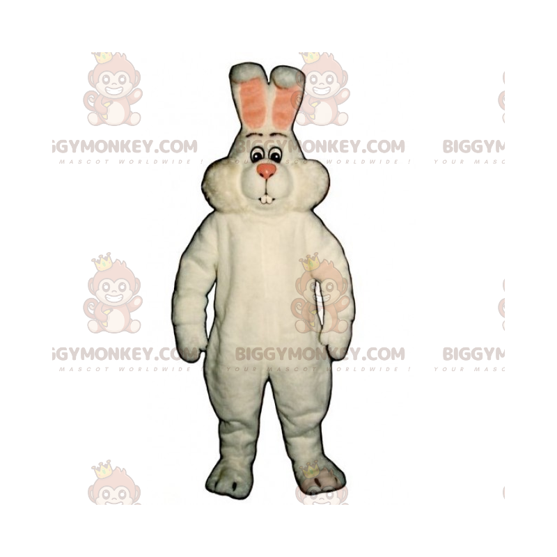 BIGGYMONKEY™ Pink Bunny and Pink Ears Mascot Costume -