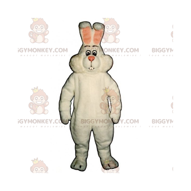 Disfraz de mascota de conejito rosa y orejas rosas de Disfraz de mascota de conejito rosa y orejas rosas de