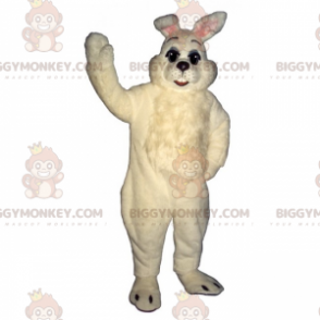 Costume de mascotte BIGGYMONKEY™ de lapin tout blanc - Mascotte de lapins - BIGGYMONKEY_015997 - BiggyMonkey.com