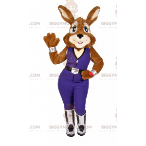 Disfraz de mascota Bunny BIGGYMONKEY™ con mono - Biggymonkey.com