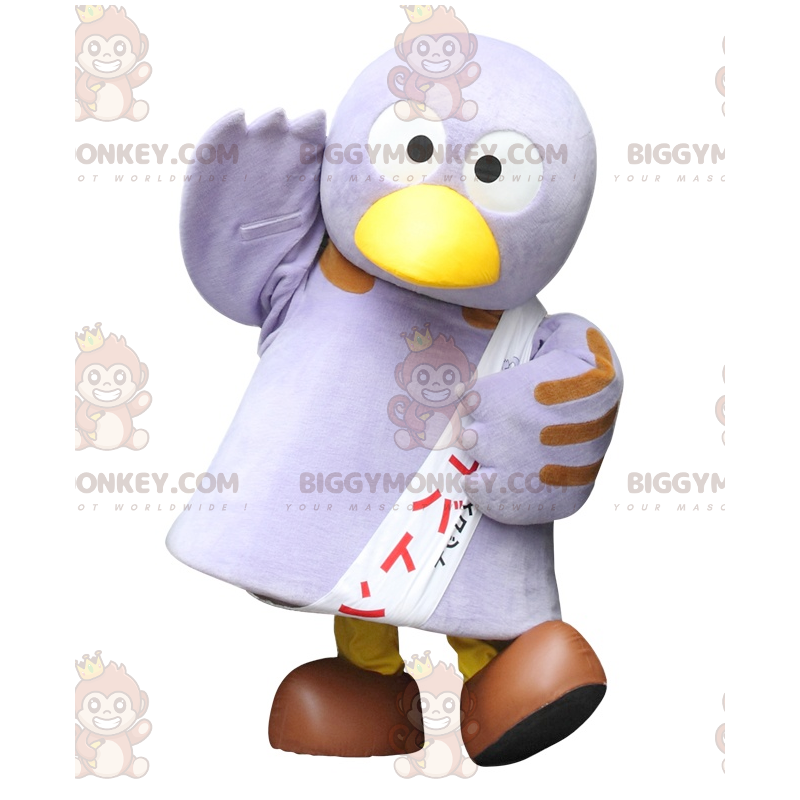 Heel grappig en schattig Big Purple Bird BIGGYMONKEY™ Heel grappig en schattig Big Purple Bird BIGGYMONKEY™