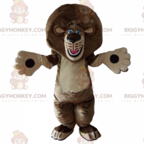 Kostým maskota lva BIGGYMONKEY™ s modrýma očima –